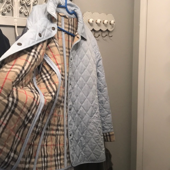 Burberry rain jacket.  Purchased at Nordstrom - Picture 2 of 4
